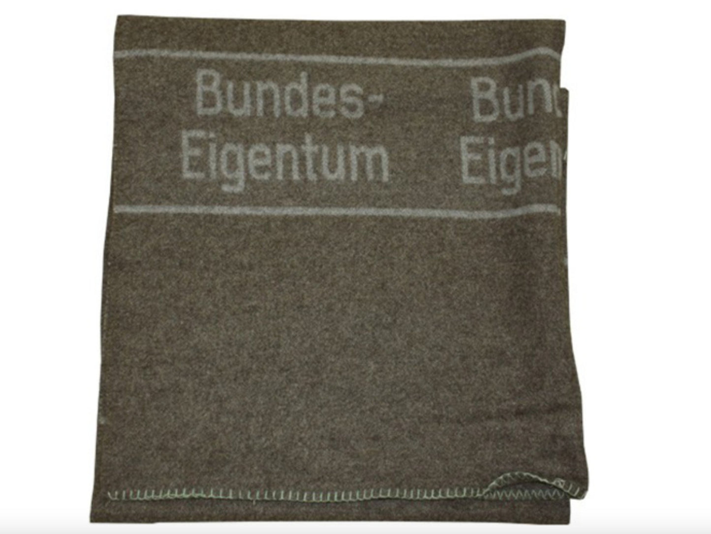 German Army Wool Blanket 210x200 cm - Vintage Military Surplus Used