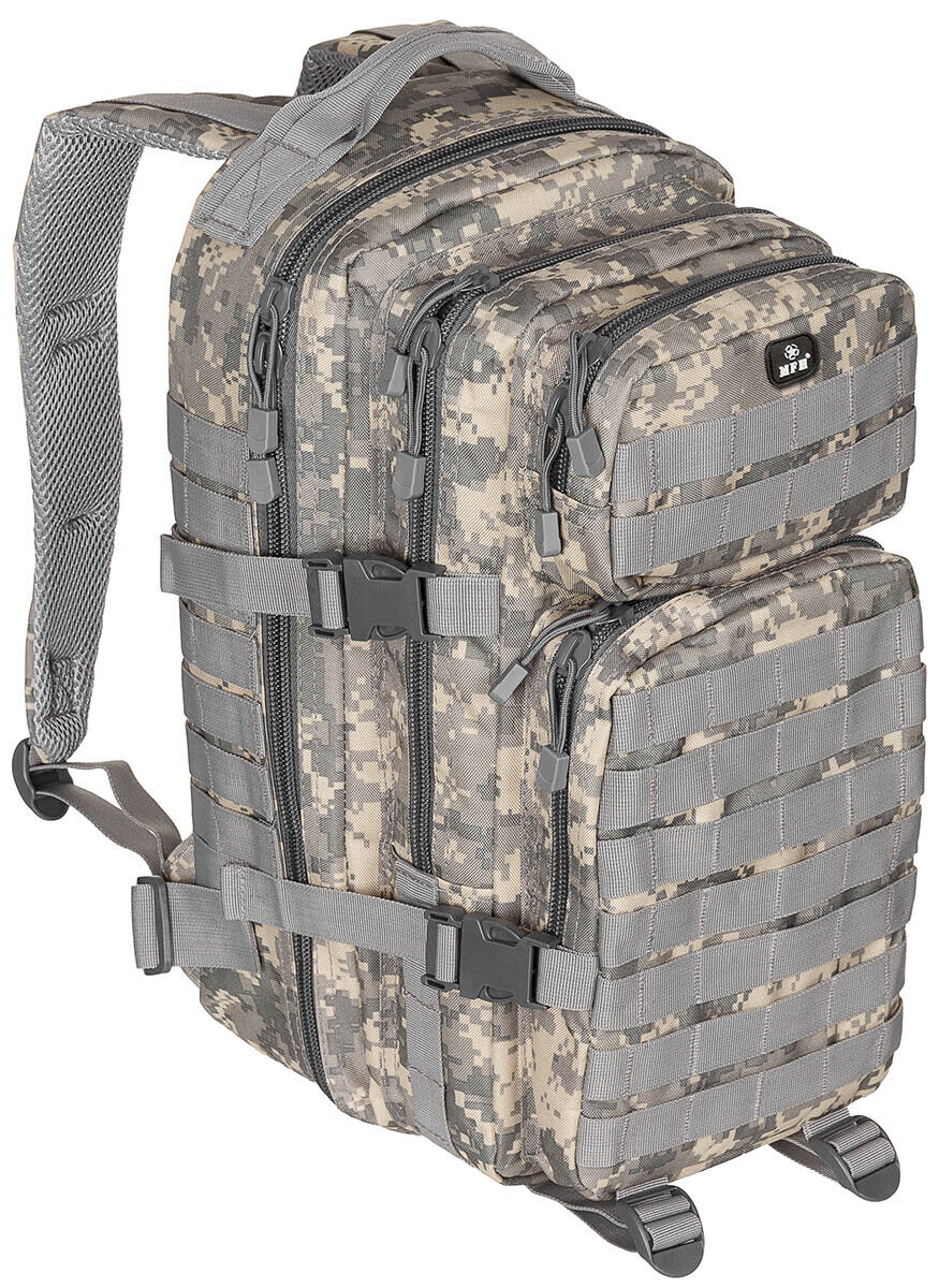 US 30L Backpack Assault I Tactical MOLLE AT Digital Airsoft MFH Brand