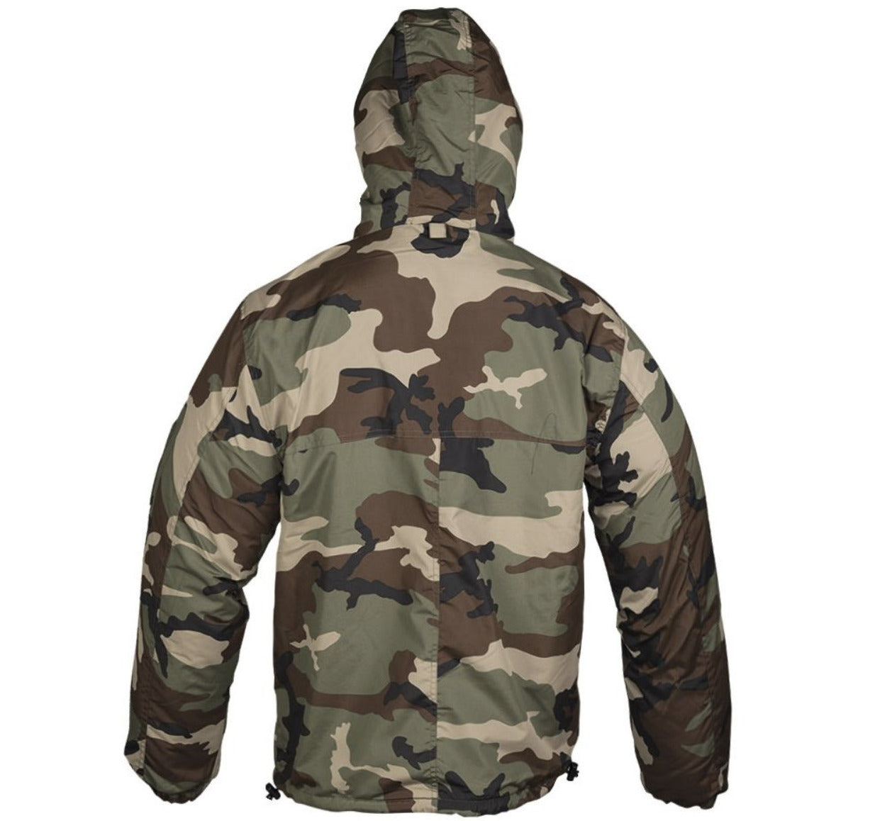 MIL-TEC Anorak Combat Jacket Winter Camouflage Windproof Hooded Lined Woodland