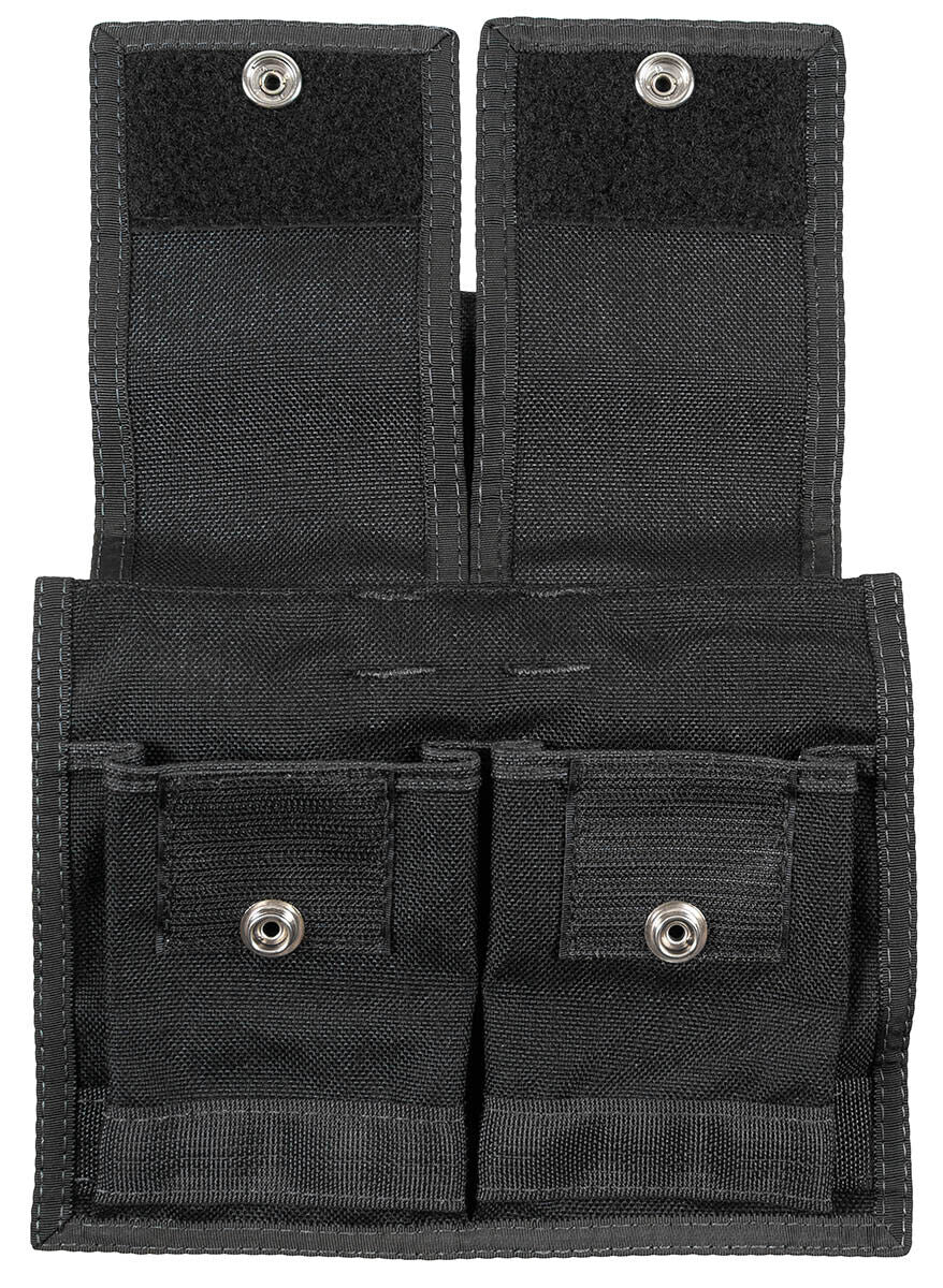 British Original Military Army Belt Pouch Police Double Black New