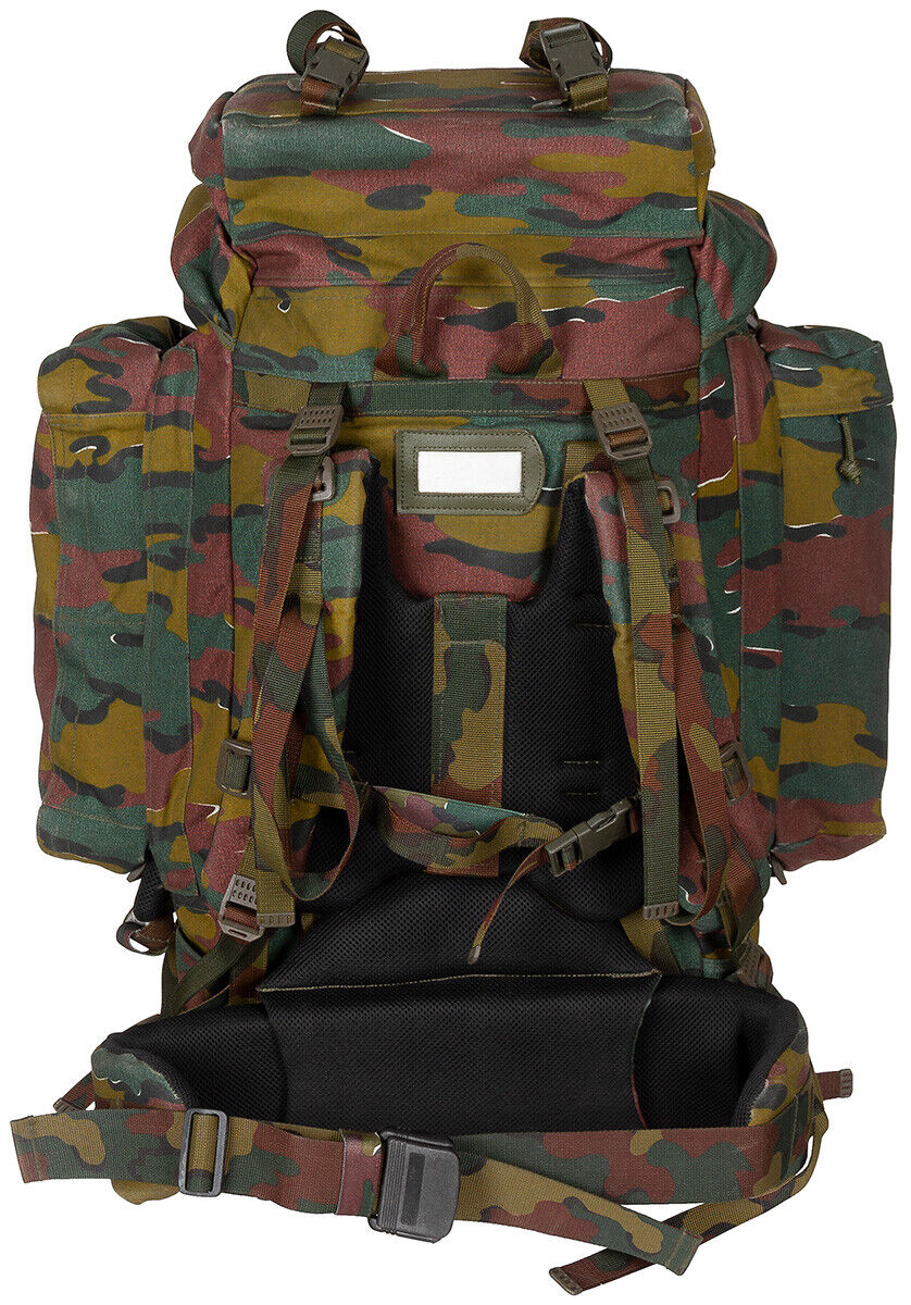 Belgium Original Military Army Backpack Bag 120L Camo Used