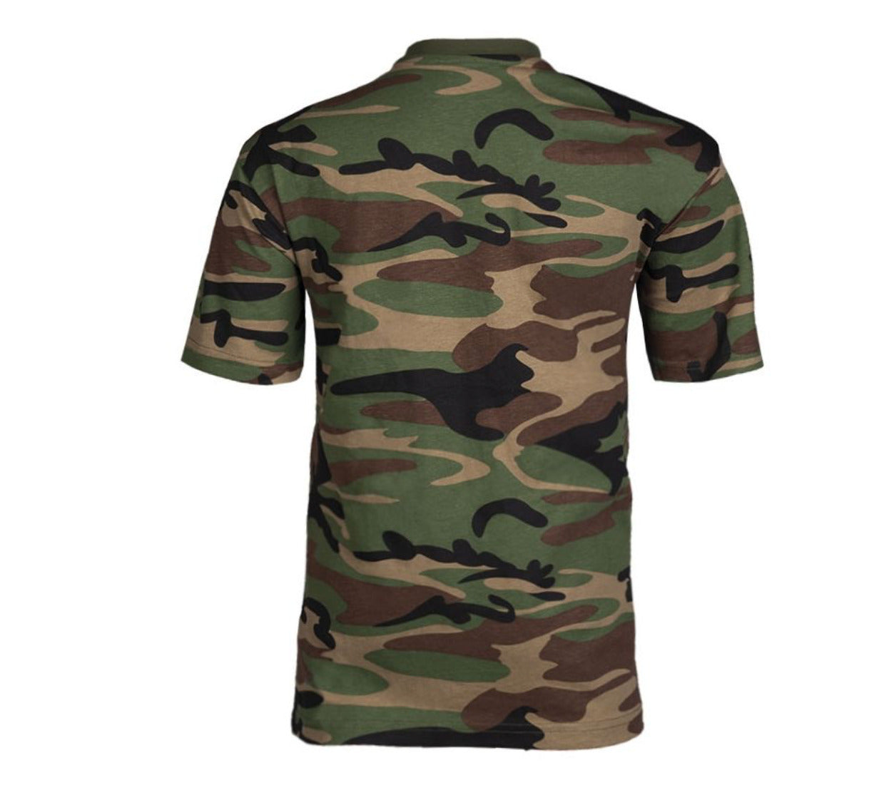 US Army Style Kids Size T-Shirt Outdoor Camping Sport Camo
