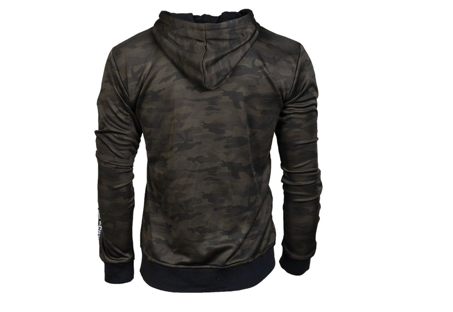 MIL-TEC Sport Jacket Military Tactical Zipped Hoodie Sweater Mens Outdoor Black