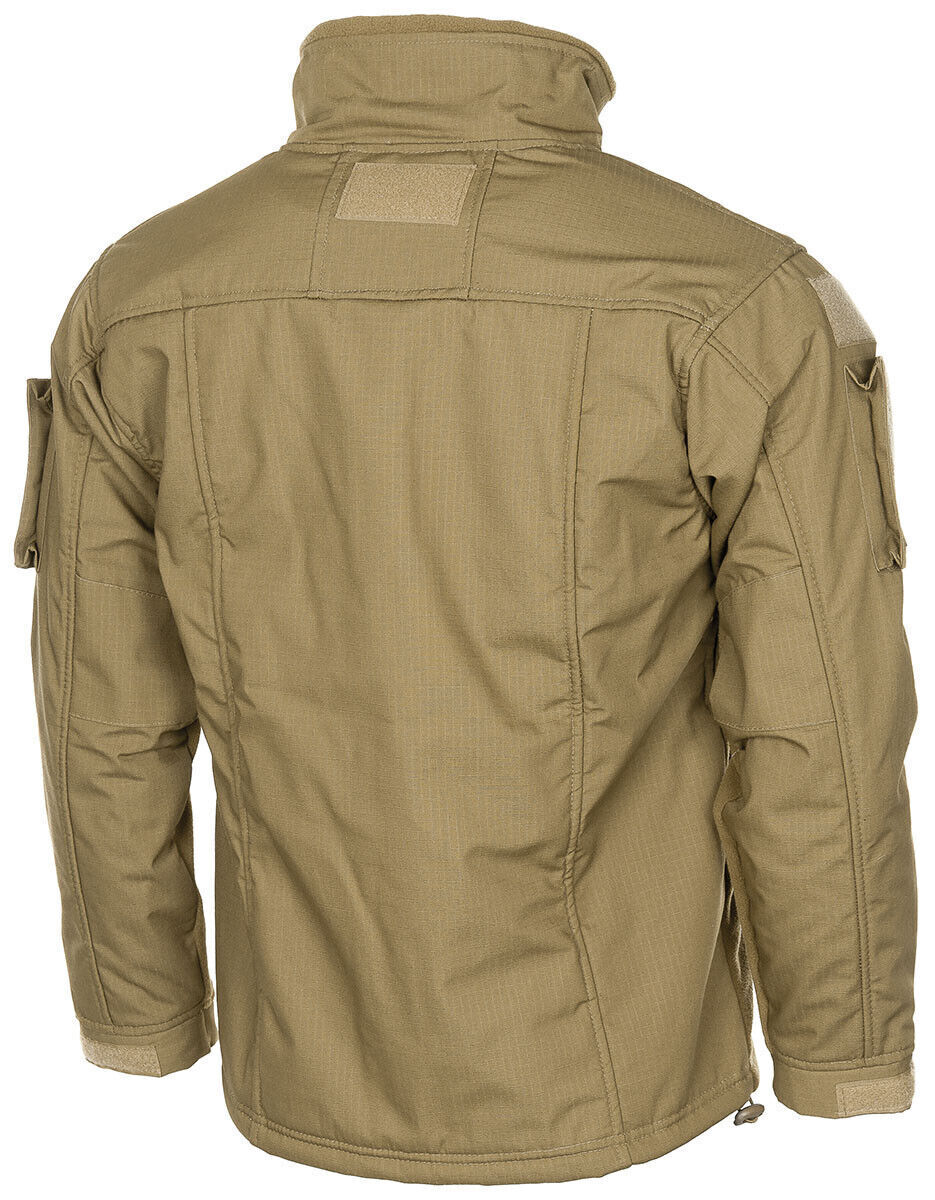 Army Jacket Combat Lining Tactical Military Fleece SoftShell Breathable Coyote