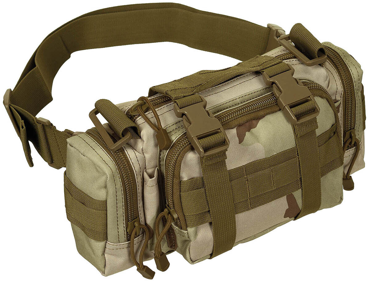 Hip and Shoulder Bag Military Army Combat 3 colours desert