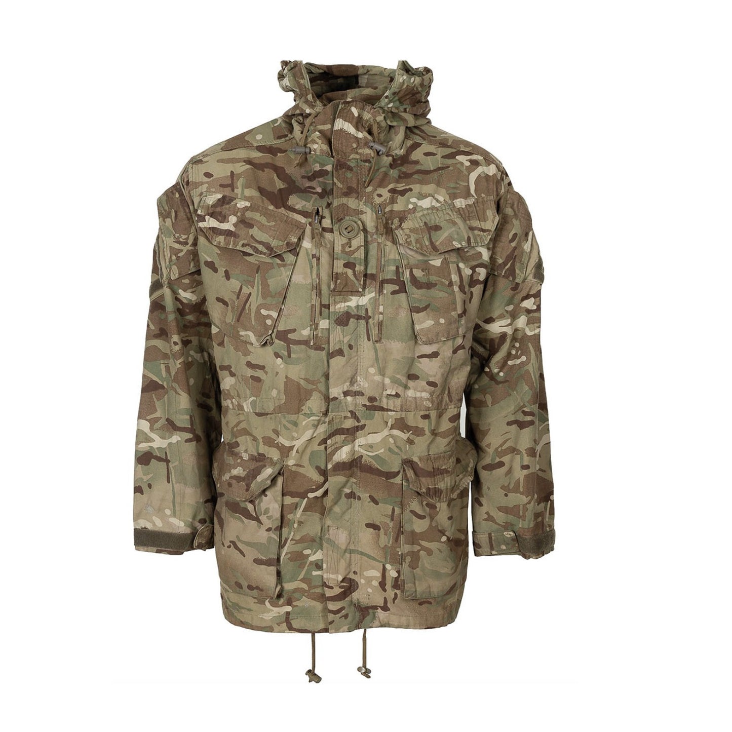 Genuine British Army Military Smock Windproof Parka MTP Combat Jacket Camo Used