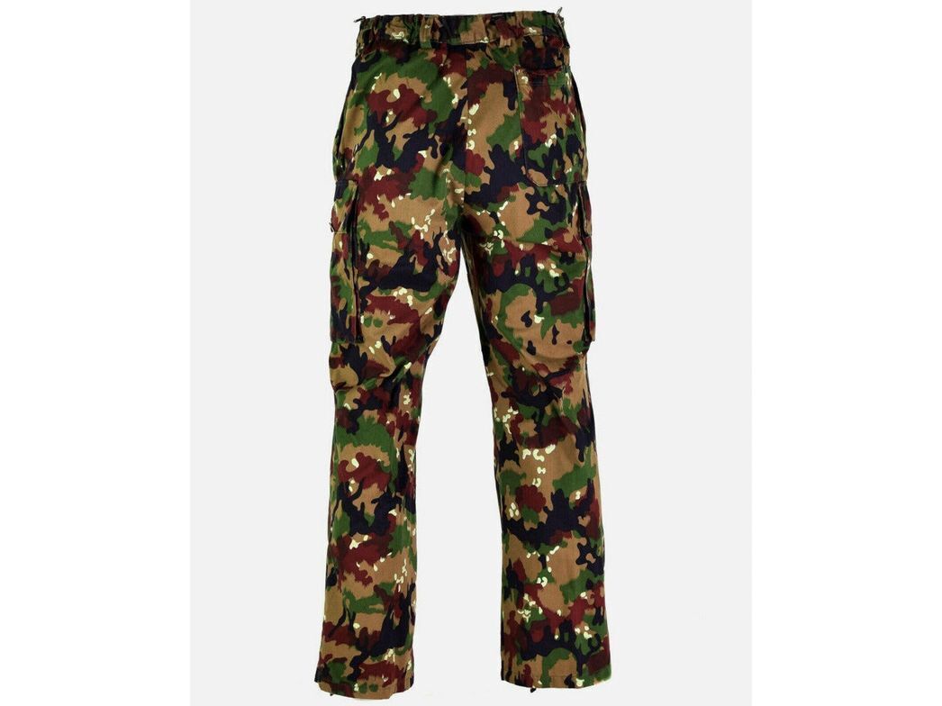 Genuine Swiss Army Field Trousers M83 Original Alpenflage Combat Camo Pants
