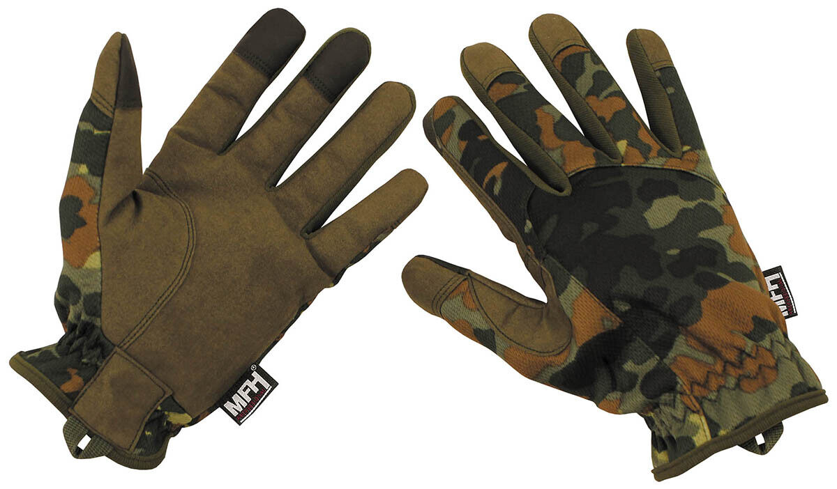 Gloves Tactical Breathable Army Military Lightweight BW Camo