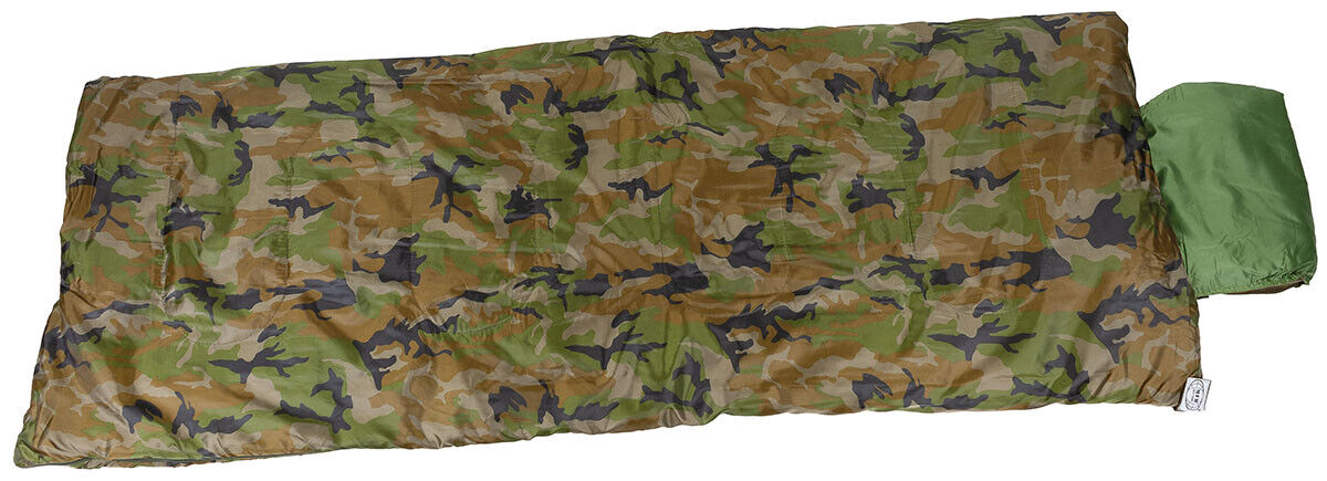 Israeli Pilot Sleeping Bag Woodland 2-Layer Filling -10?C to +15?C