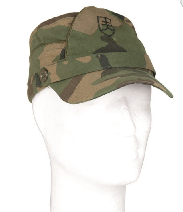 Vintage Military Surplus Czech Camo M97 Field Hat Durable Camouflage Used