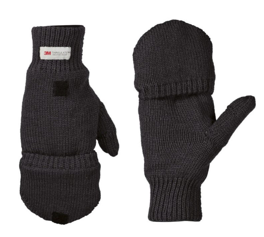Army Hunting Shooting Combat Military Style Warm Winter Gloves Black One Size