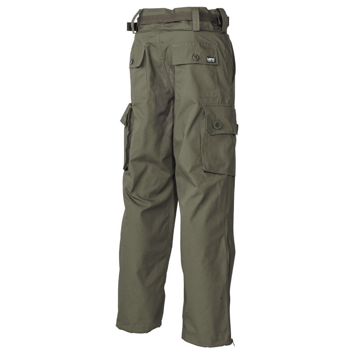Army Battle Military Field Combat Trousers Commando Smock Rip Stop Green MFH