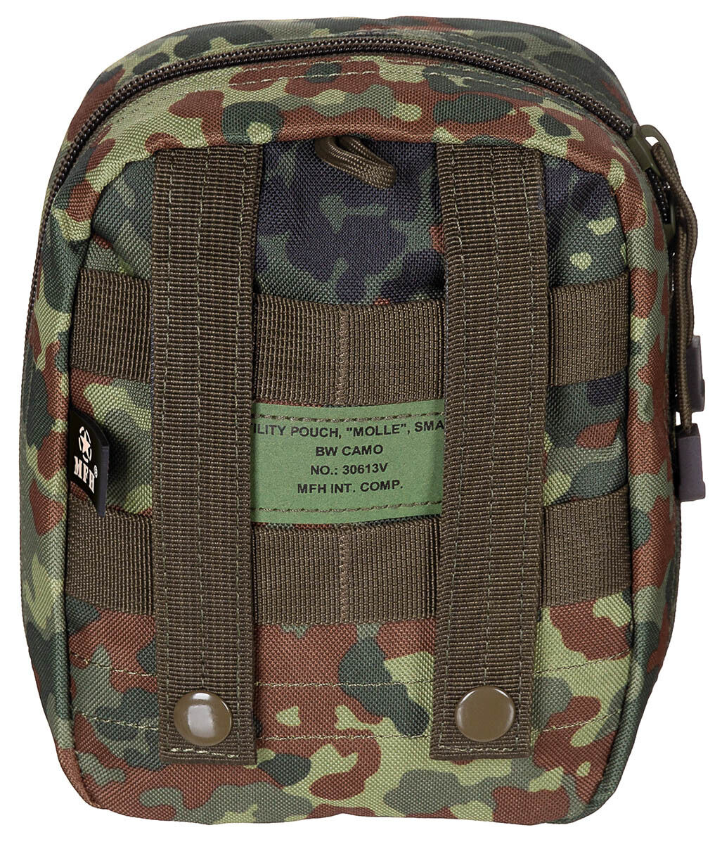 Utility Pouch Military Army Style Combat MOLLE Small BW Camo