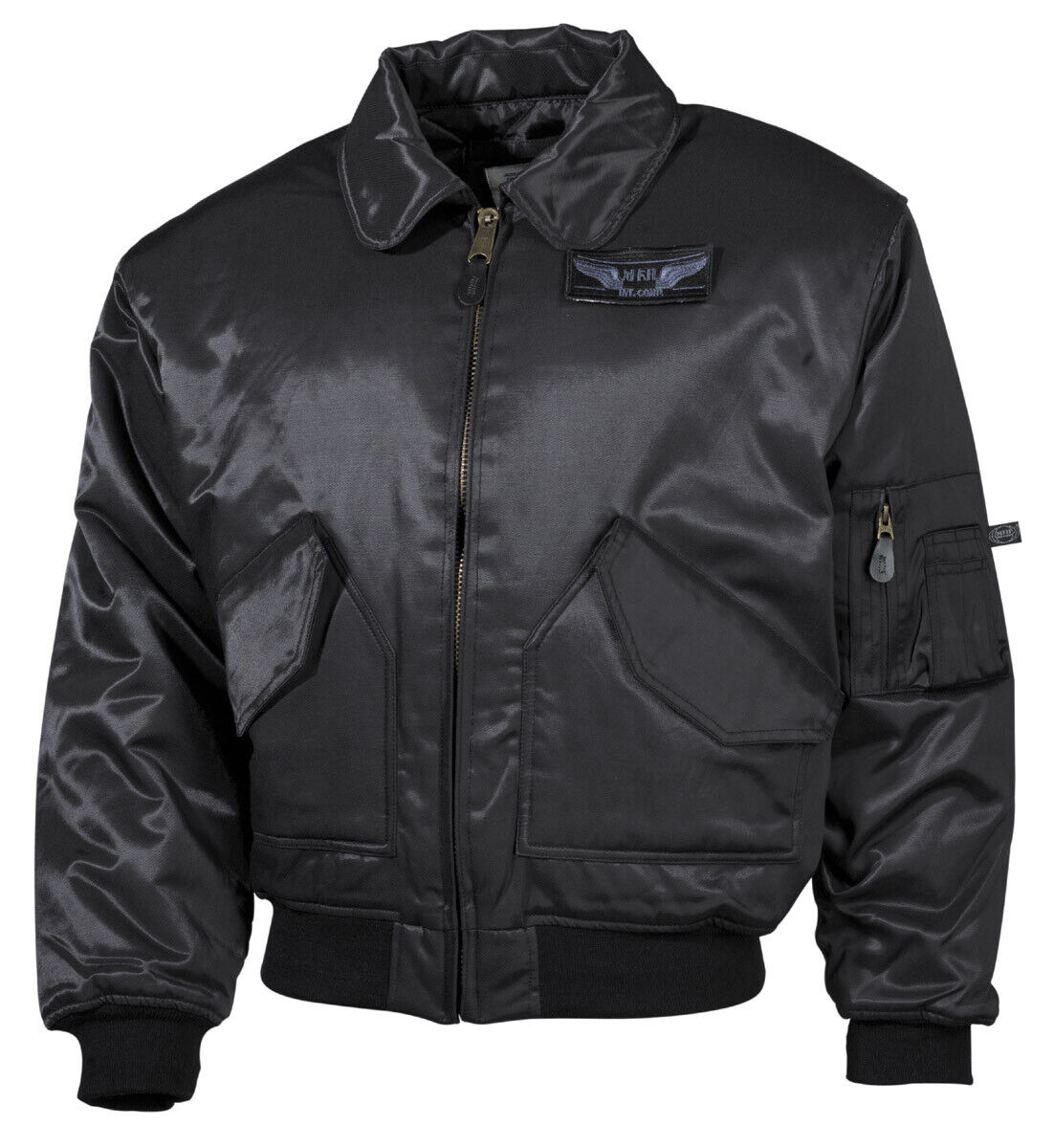 US Air Forces Military CWU MA2 Flight Bomber Tactical Men's Pilot Jacket Black