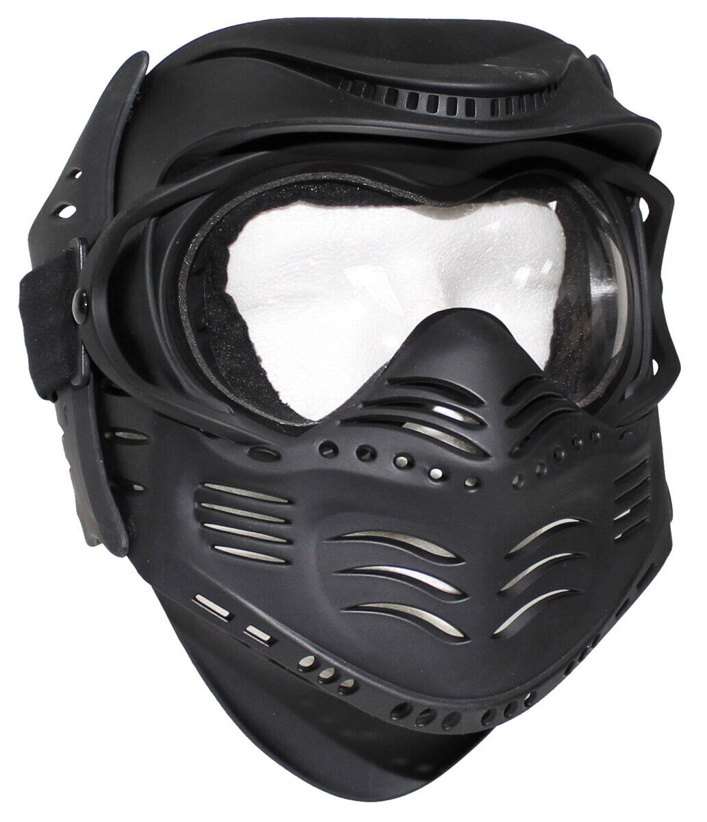 Army Military Combat Tactical Comfort Face Mask Fight Black One Size Fits All