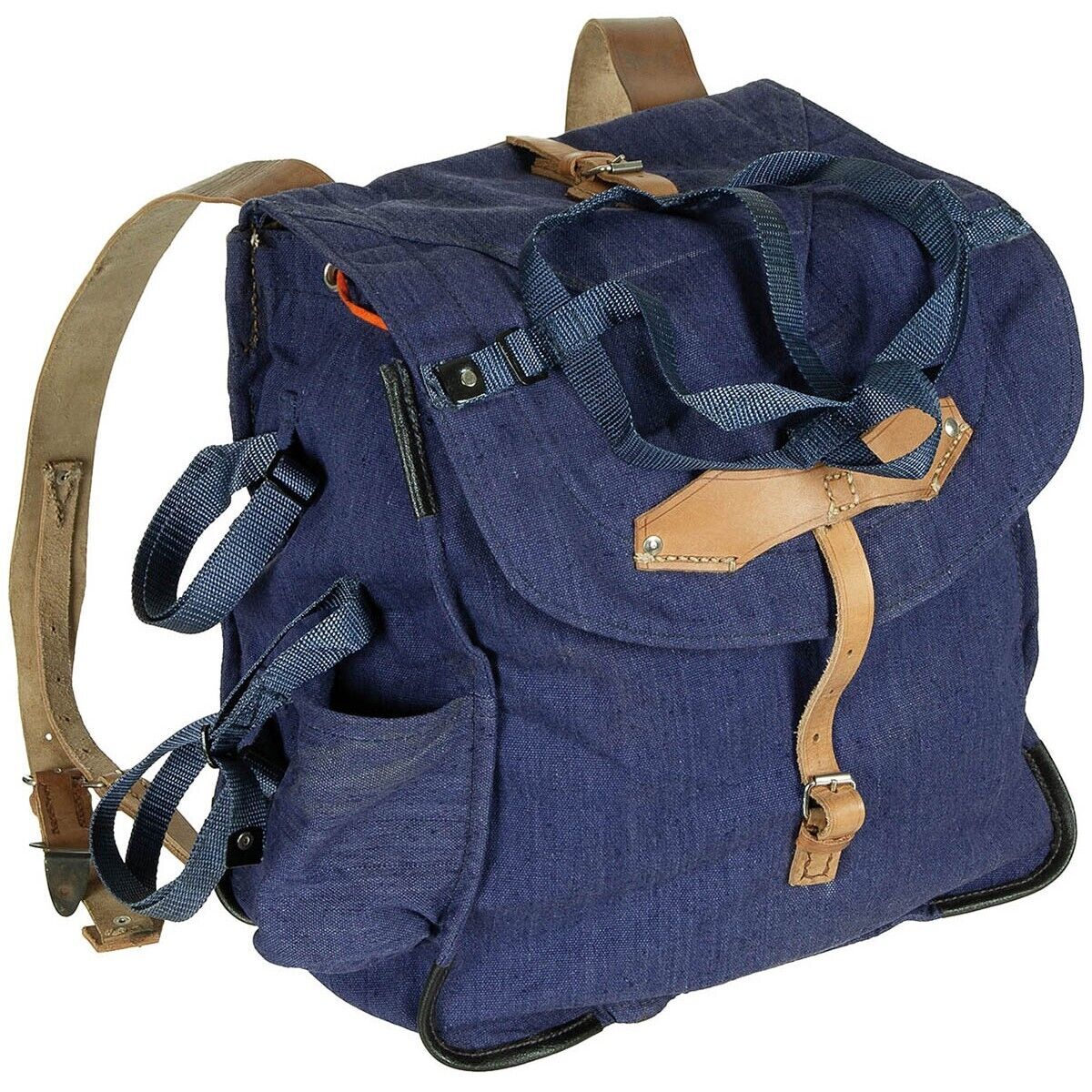 Original Romanian Vintage Backpack Blue Military Surplus Retro Gear 20L