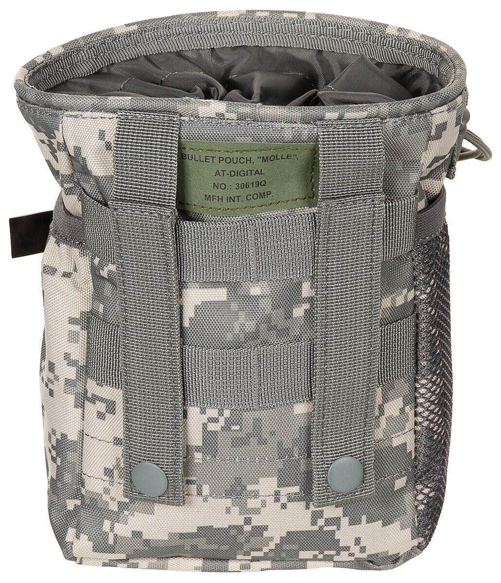 Military Army Gear Dump Pouch Outdoor Hunting Lightweight MOLLE AT-Digital