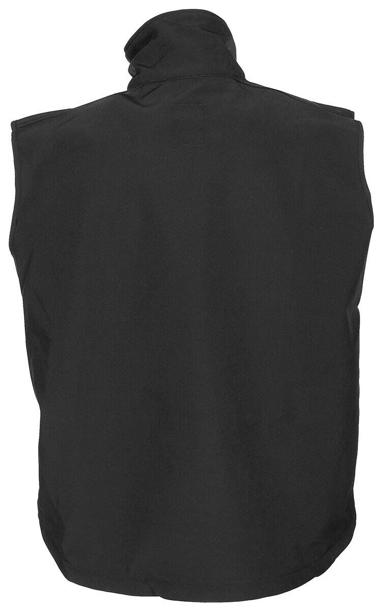 US Army Quilted Waterproof Windproof Vest Black SoftShell Vest Allround Black
