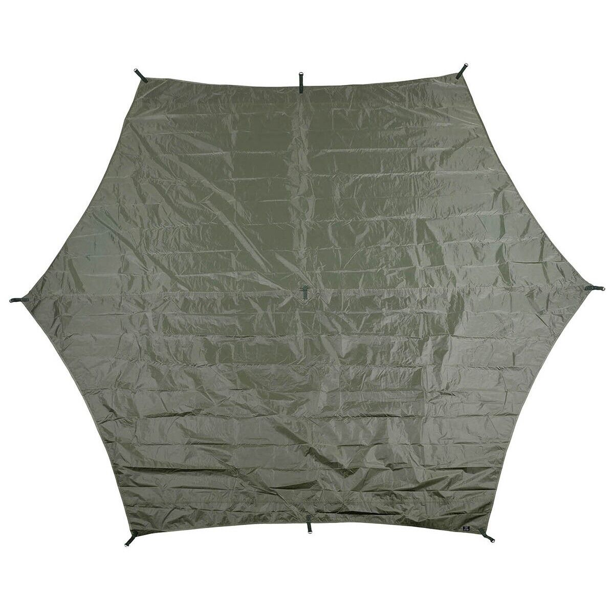 Hexagon Tarpaulin OD Green 340x310cm Waterproof Military Surplus Outdoor Gear