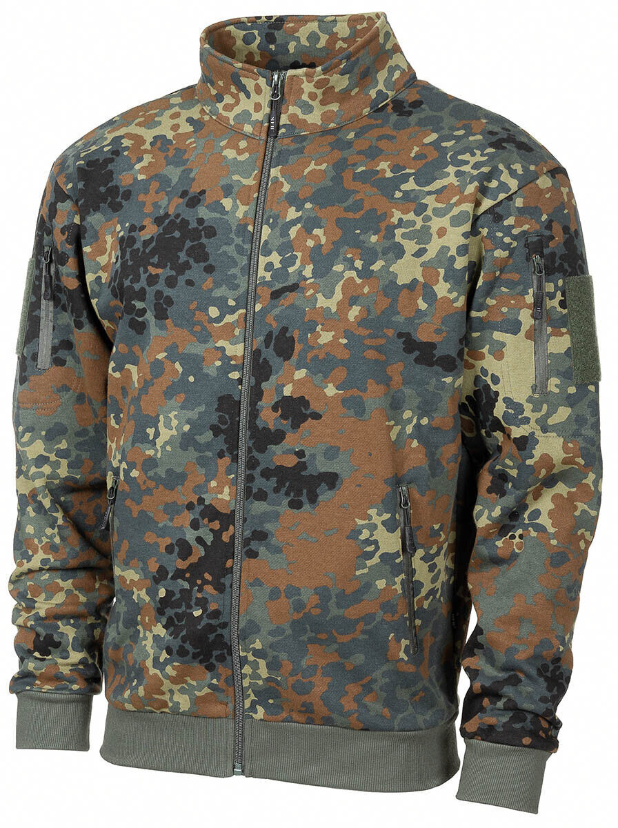 US Mens Tactical Combat Sweater Jacket Military Training Army BW camo