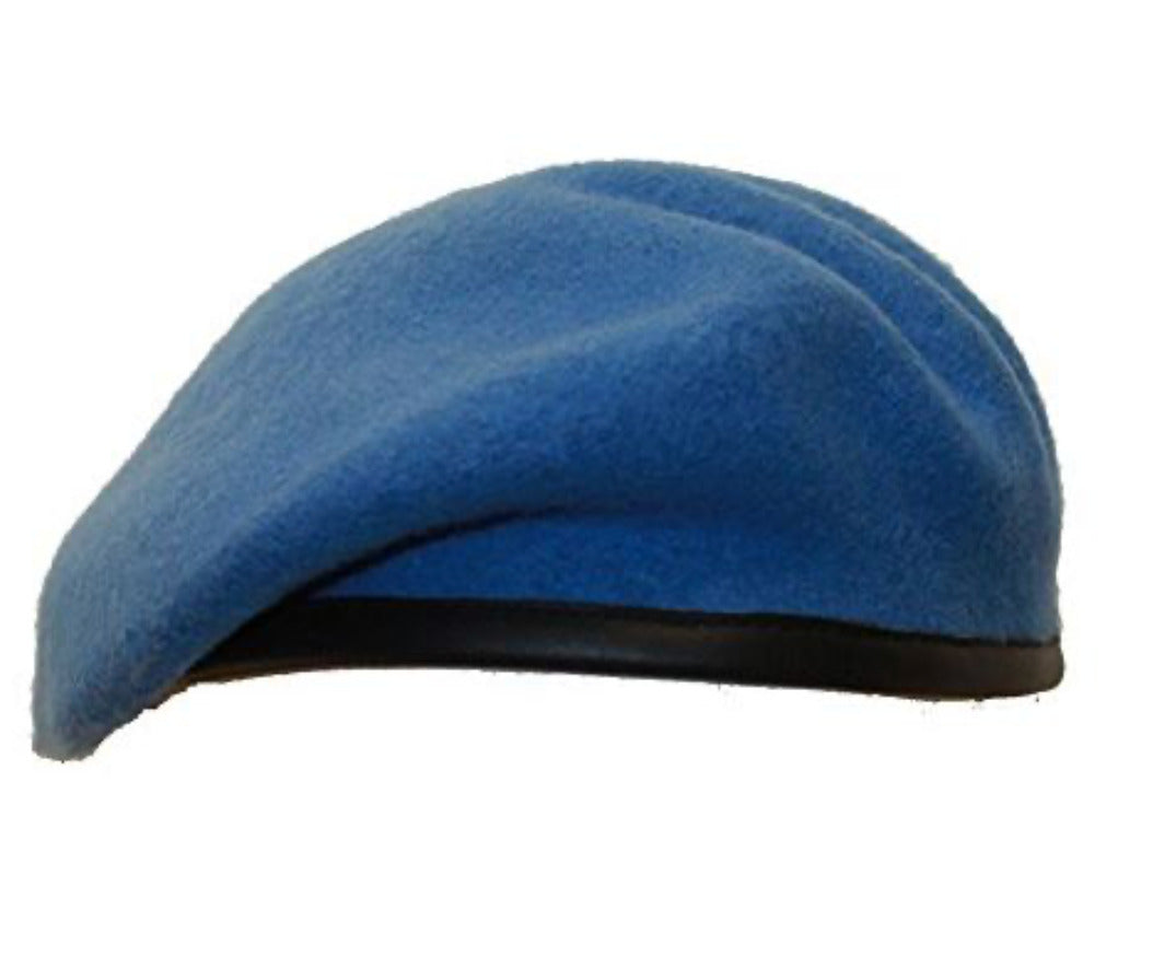 Original Plein Ciel Beret German Army Commando Bundeswehr 100% Merino Wool Blue