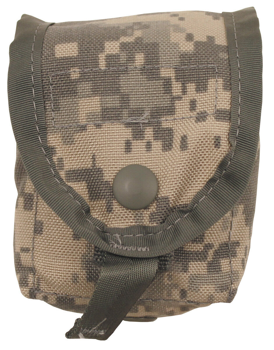 Original US Army Military Combat Bag For Grenade MOLLE AT-Digital Used
