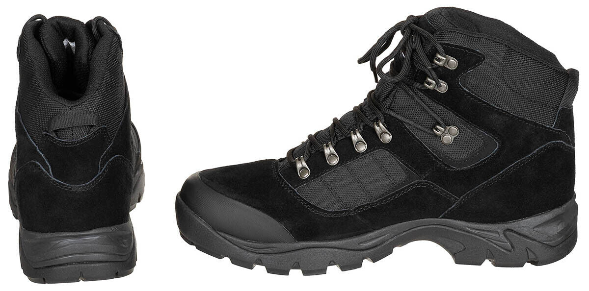 Black Combat Boots High-Quality HBR Membrane Waterproof Breathable Quick-Drying