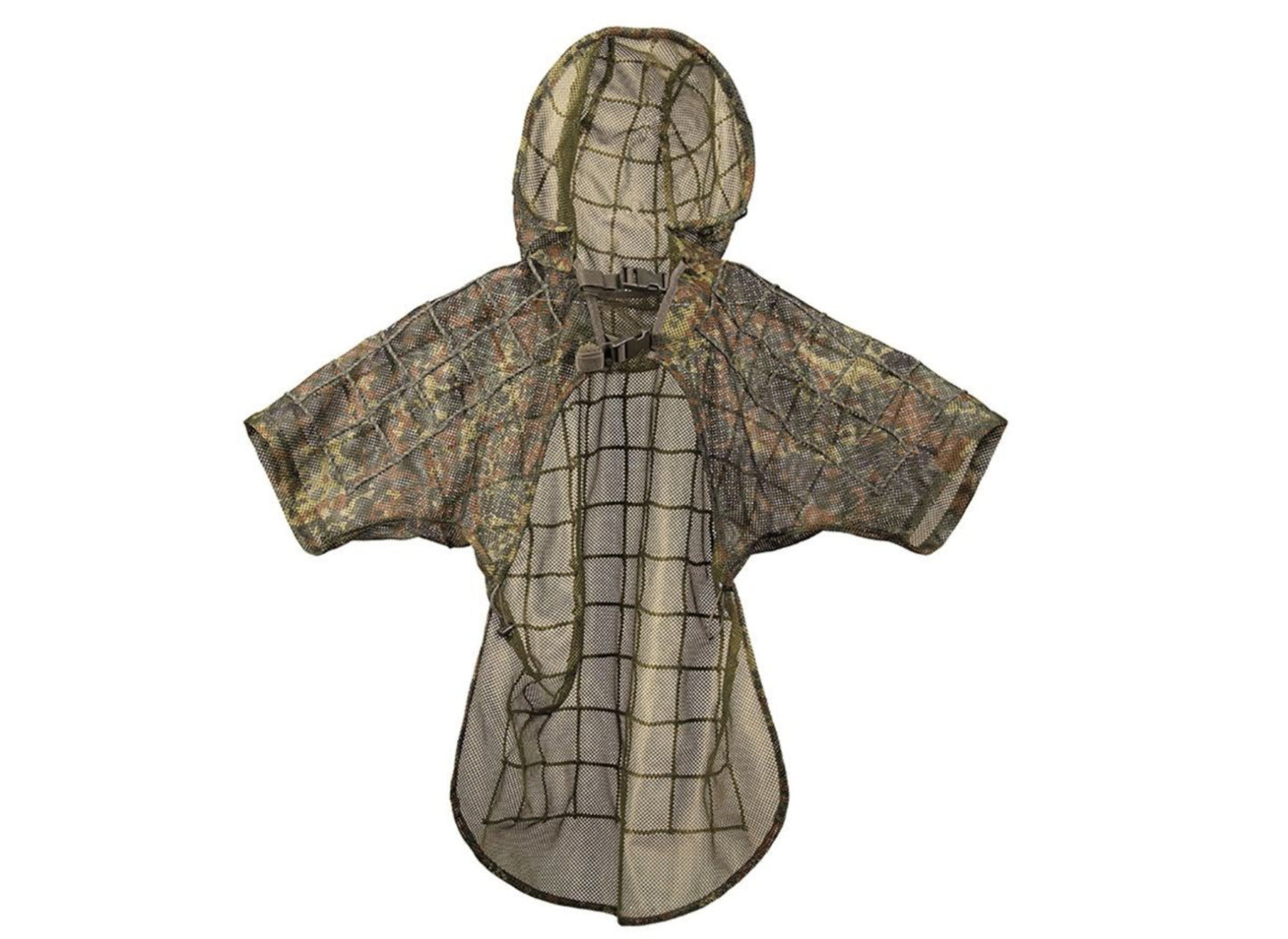 Military Ghillie Parka Suit Sniper Recon Outdoor Hunting Flecktarn One Size