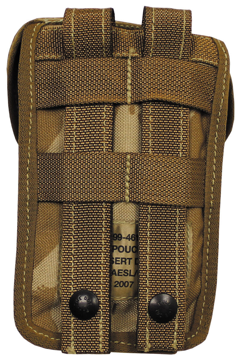 British Original Military Army Pouch UTILITY Small MOLLE DPM Desert New