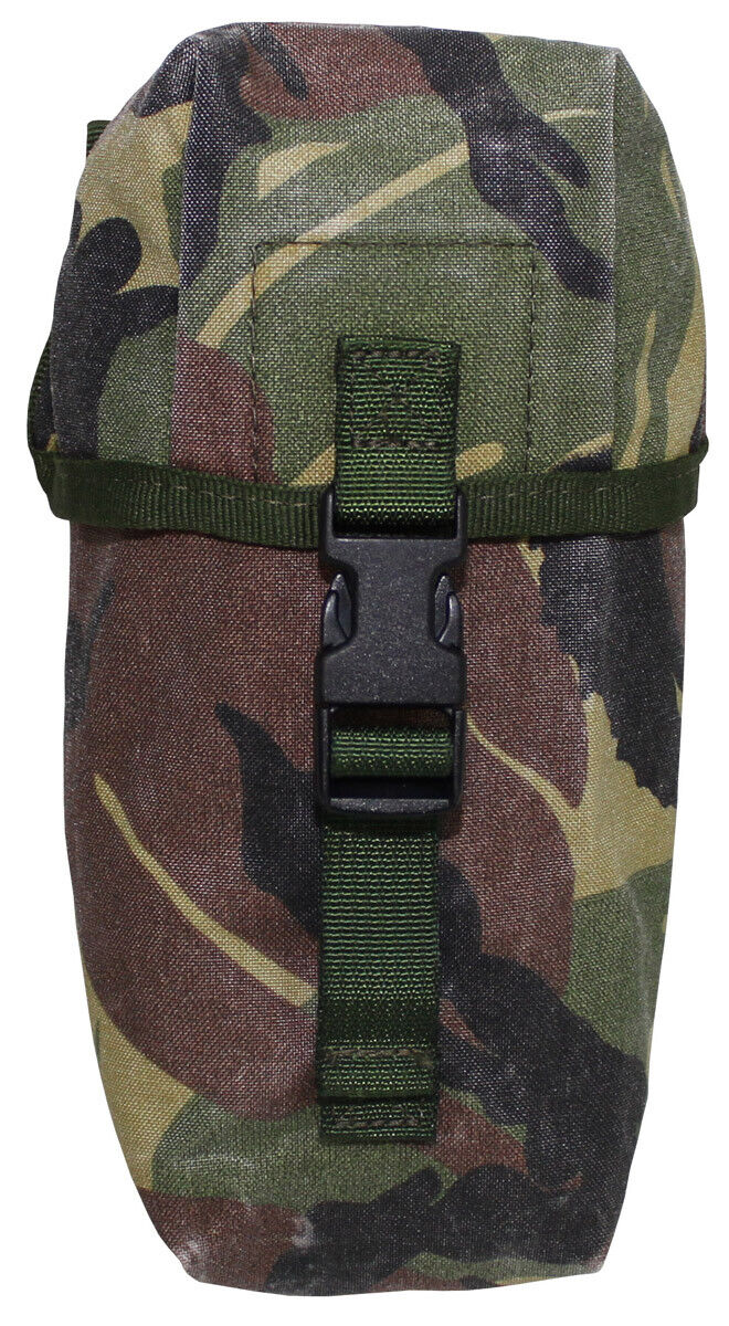Original Dutch Army Military NL Utility Pouch Molle Small Camo Used
