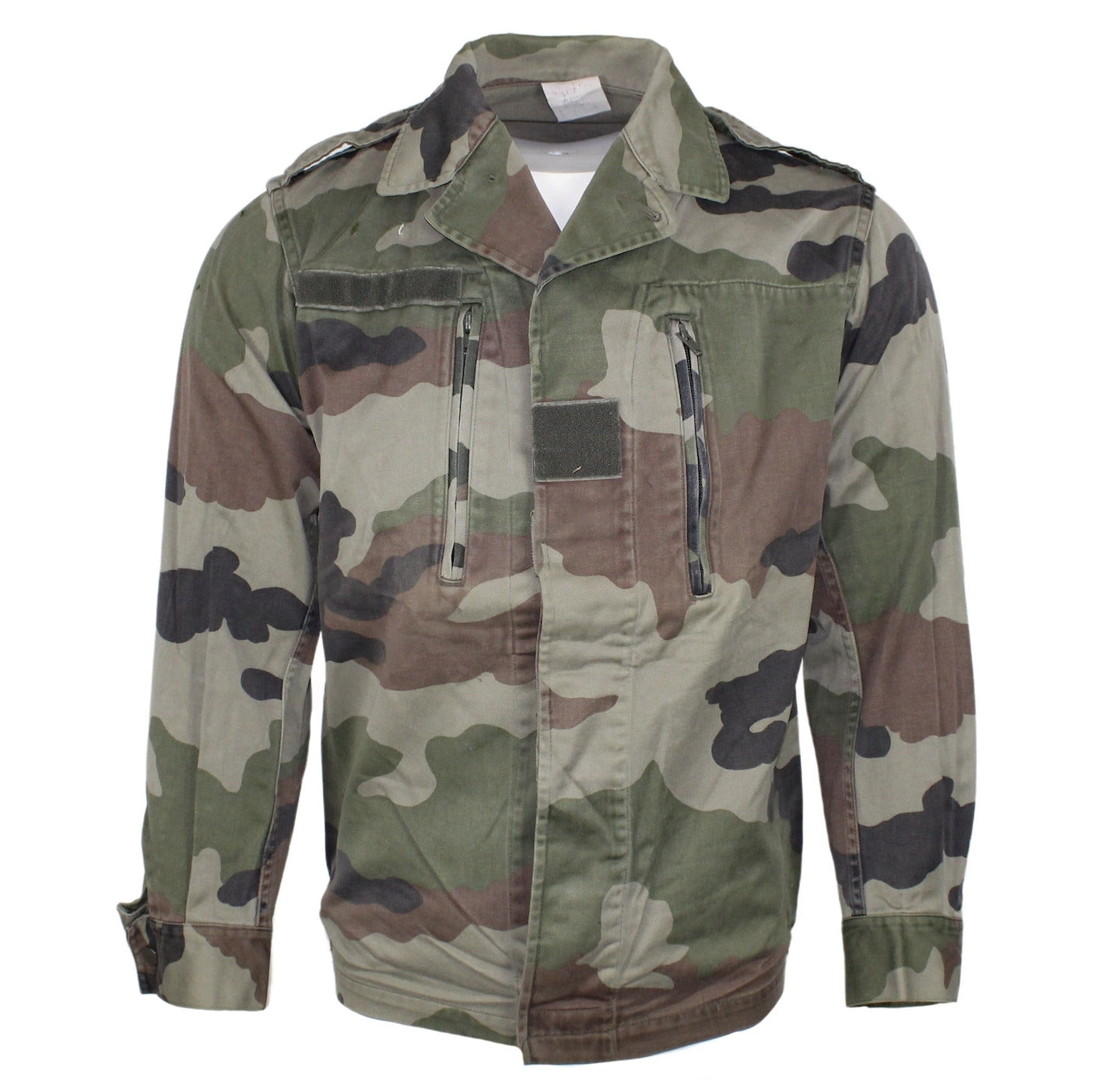 Genuine French Army F2 Combat Jacket Fatigue CE Camo Military Issue Surplus Used
