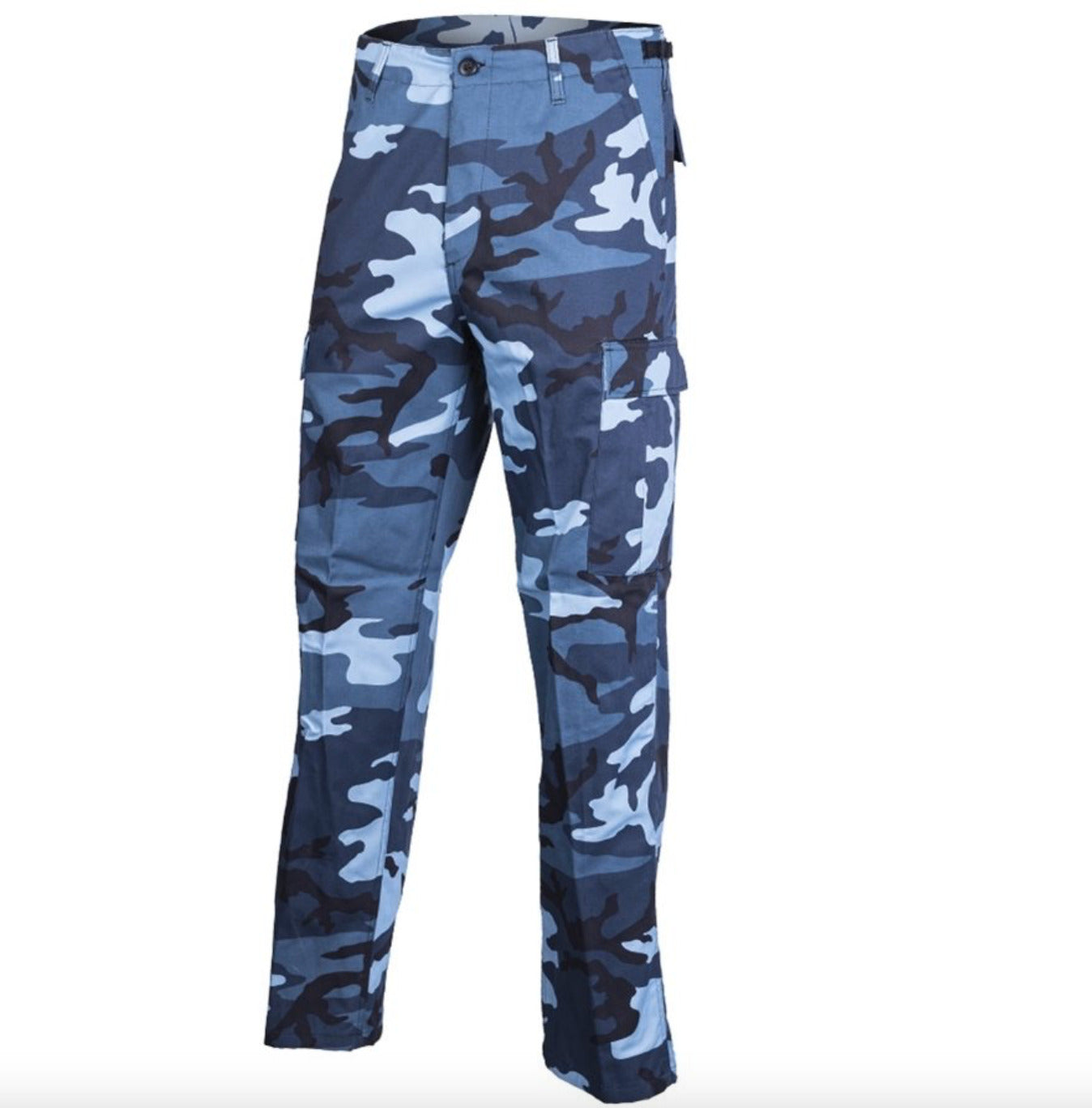 Trousers Rangers Hunting Camping Trekking BDU Military Style Pants Sky Blue
