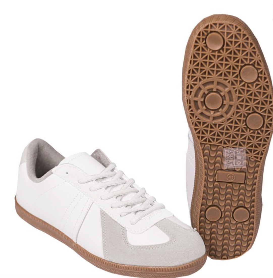 German Army Armed Forces Indoor Casual W Style Shoes Military Boots White