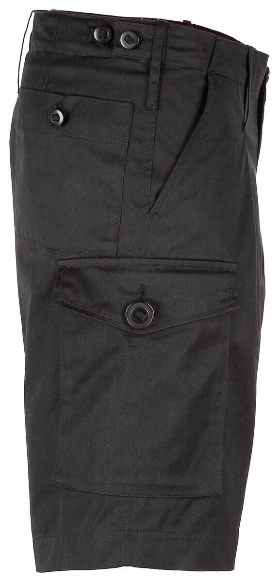 British Army Military Bermudas Shorts Combat Black Leg Pockets