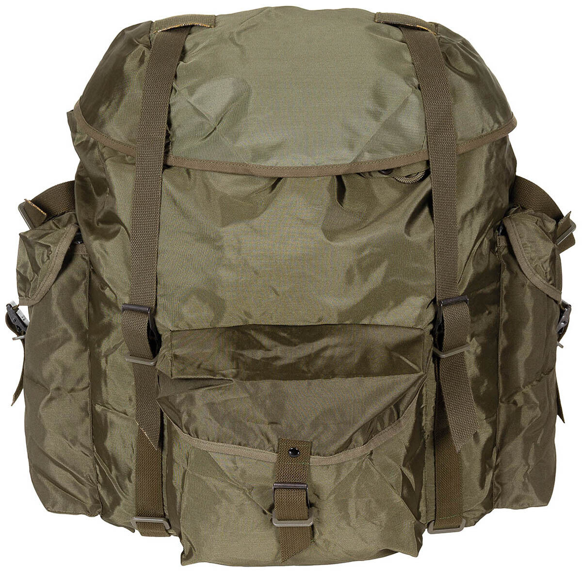 Austrian Original Military Army BH Backpack Large With Suspenders OD Green Used