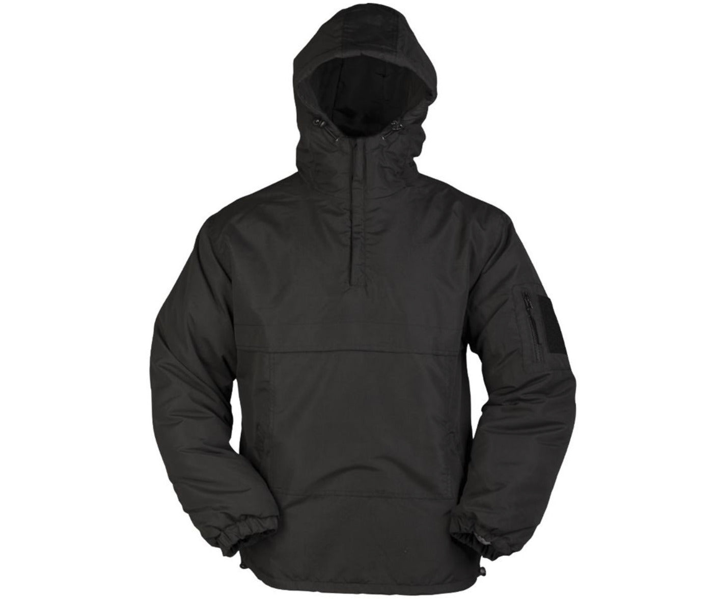 MIL-TEC Anorak Combat Jacket Winter Camouflage Windproof Hooded Lined Black
