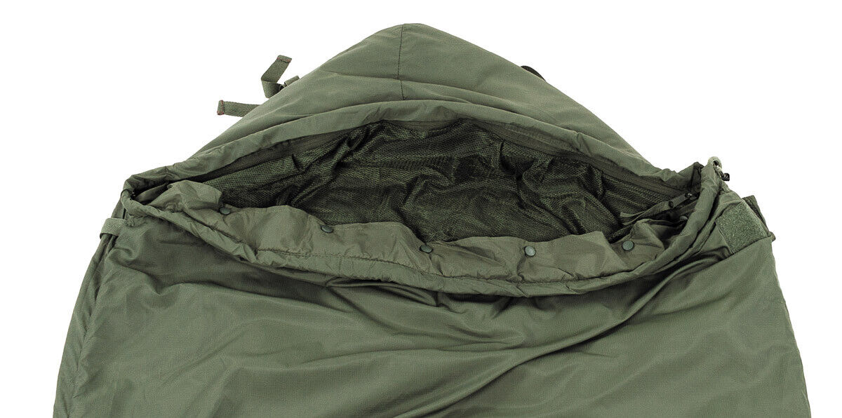 Original British Army Military GB Sleeping Bag OD Green Lightweight Used Surplus