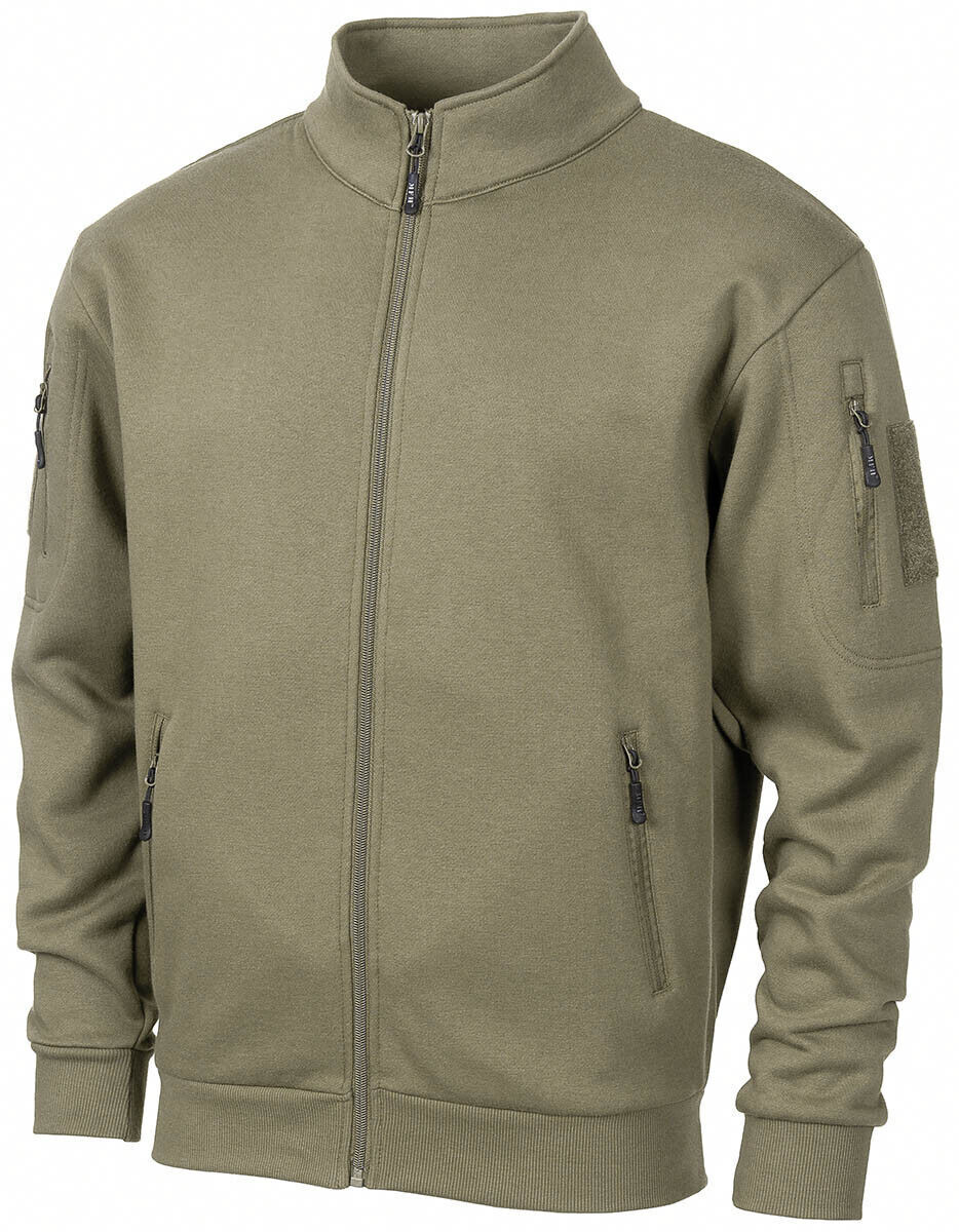 US Mens Tactical Combat Sweater Jacket Military Training Army OD Green