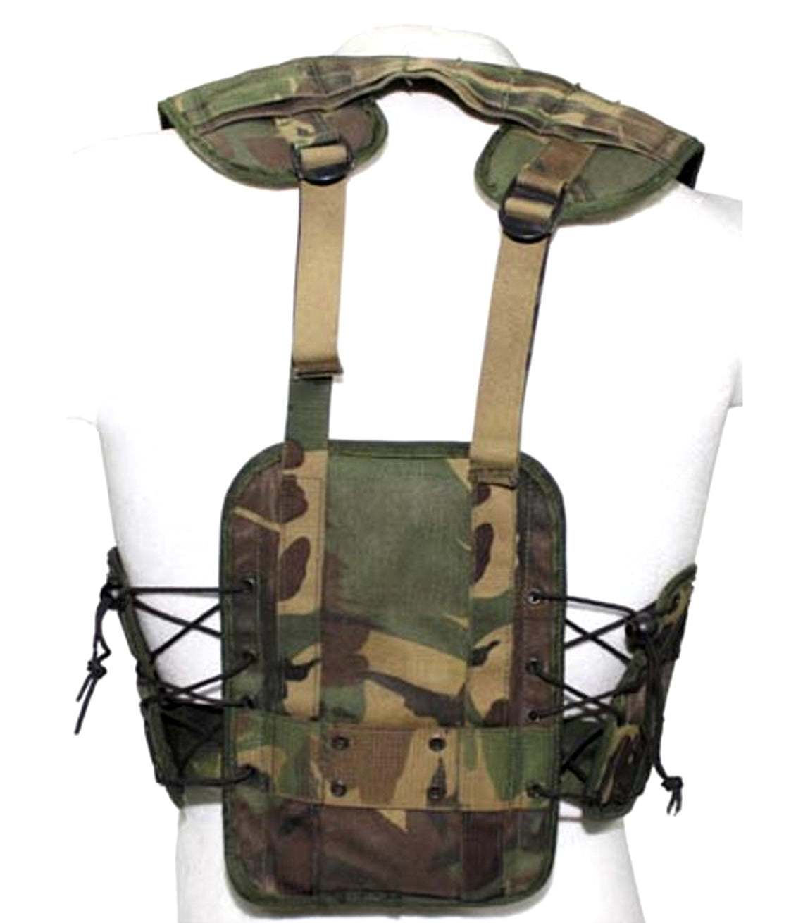 Original Dutch Army Military Vest Tactical NL camo, "Tactical load bearing used