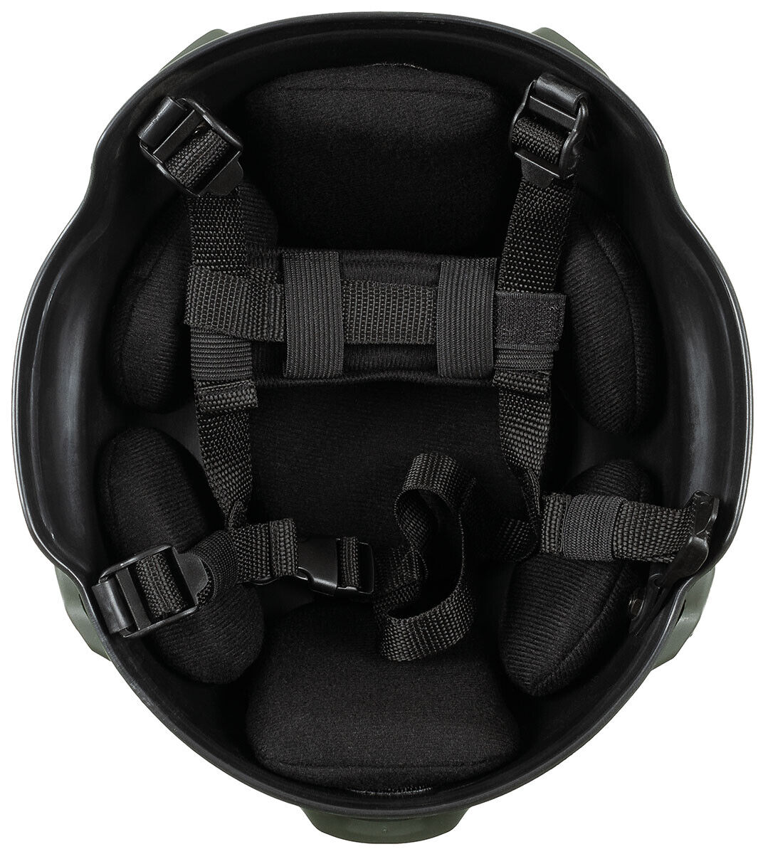 US MICH 2002 Combat Helmet OD Green High-Quality ABS Plastic Adjustable Straps