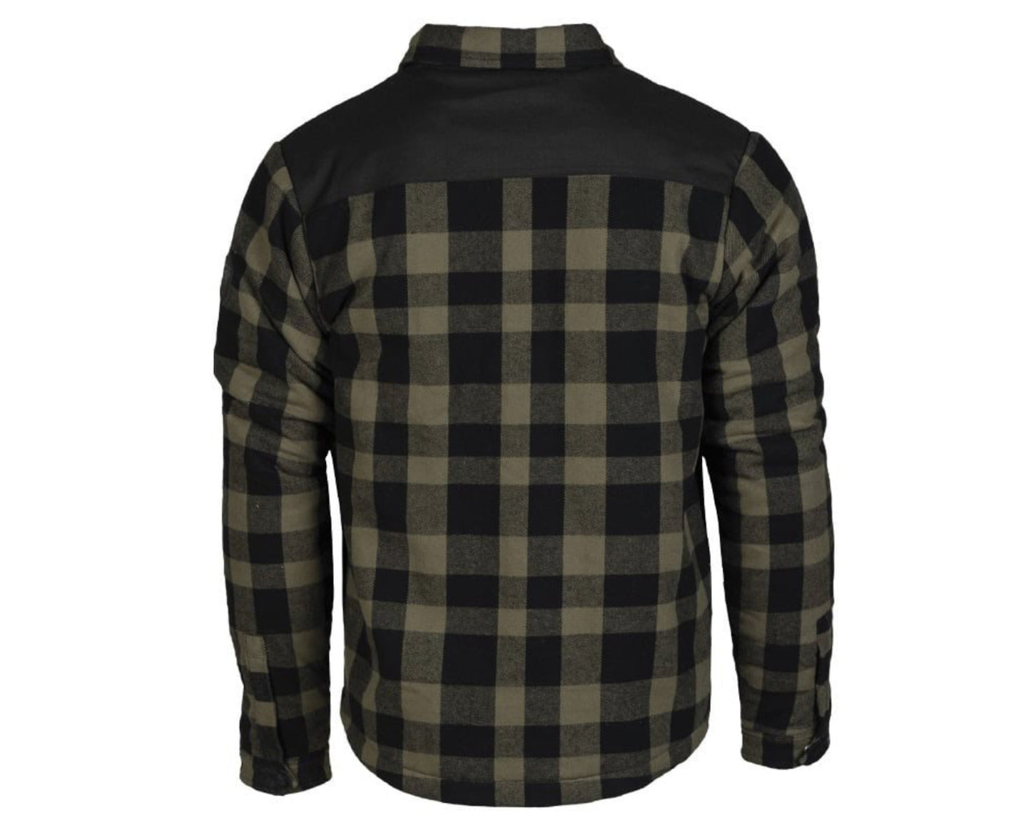 MIL-TEC Light Outdoor Urban Style Lumber Mens Jacket Sweater Black/OD Green