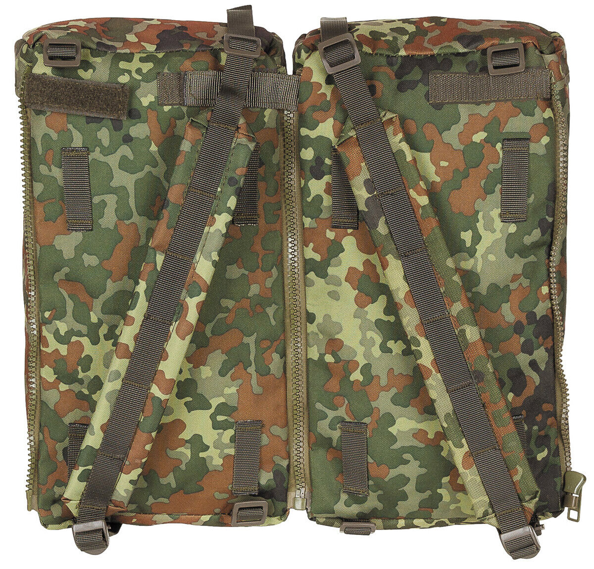 German Army 80L Tactical Backpack Mountain Flecktarn Bundeswehr MFH Airsoft