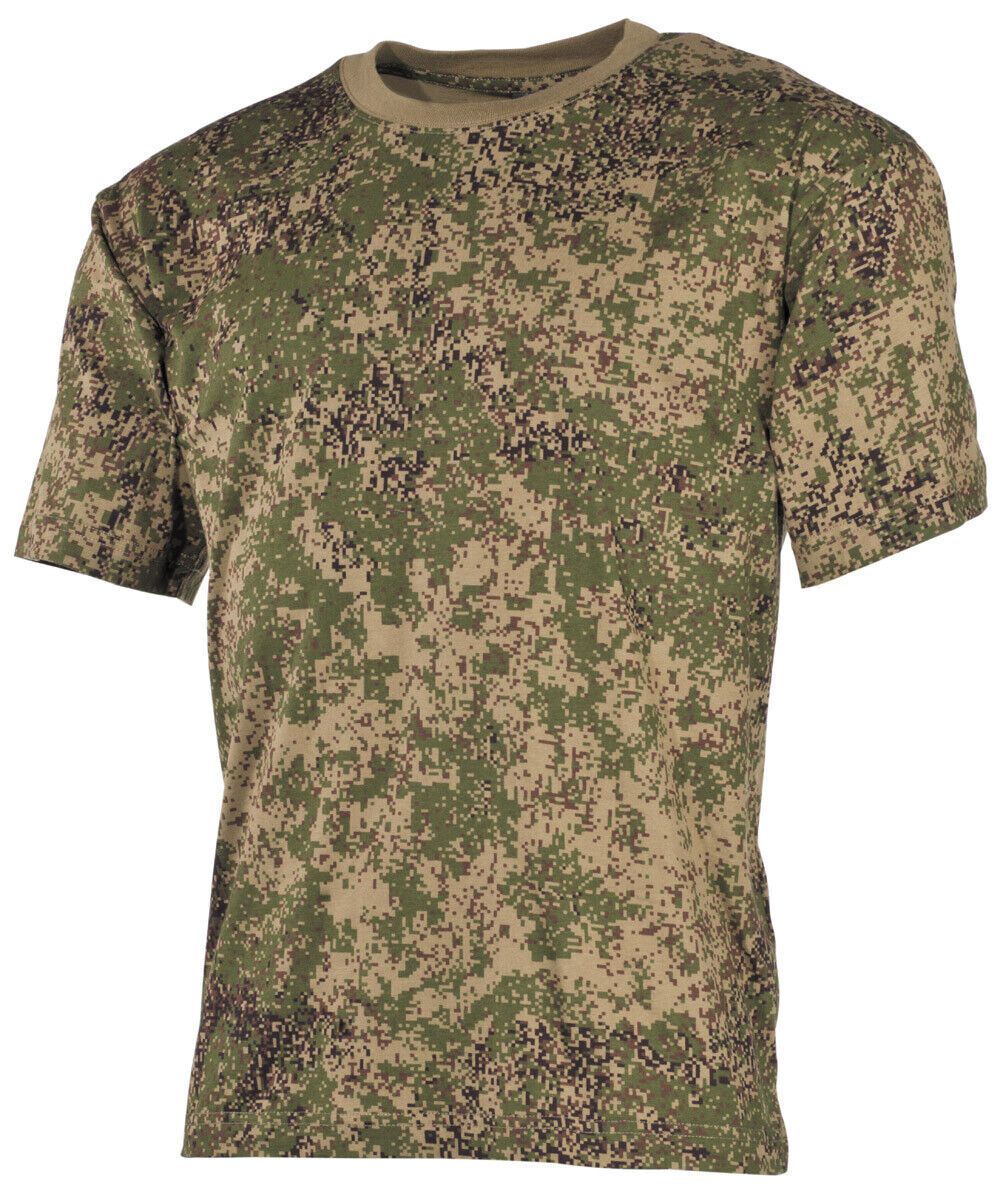 US Mens Tactical Combat T-Shirt Military Training Army Solider Russian Digital