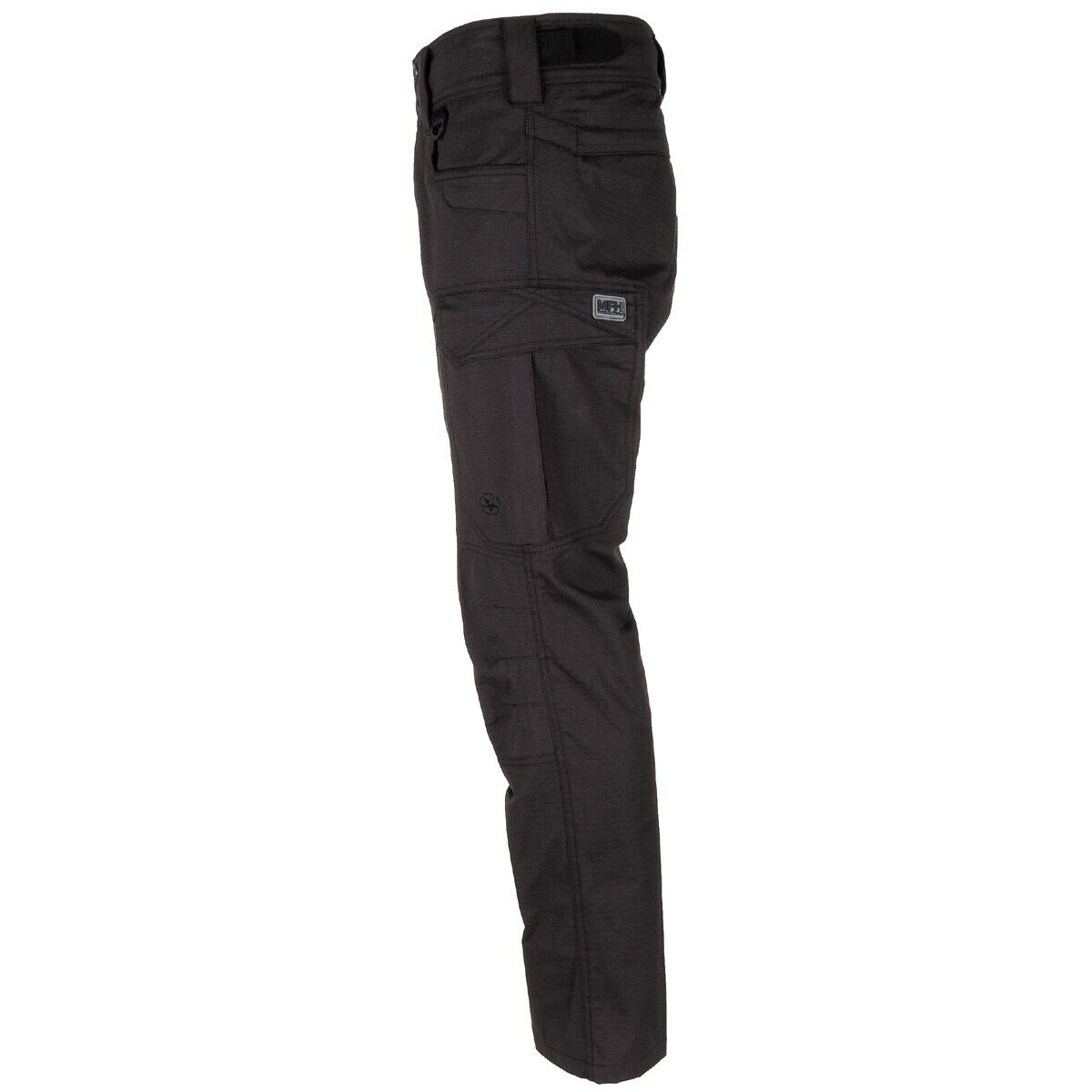 Trousers Military Tactical Hunting Fishing Storm Rip Stop Black MFH Men's