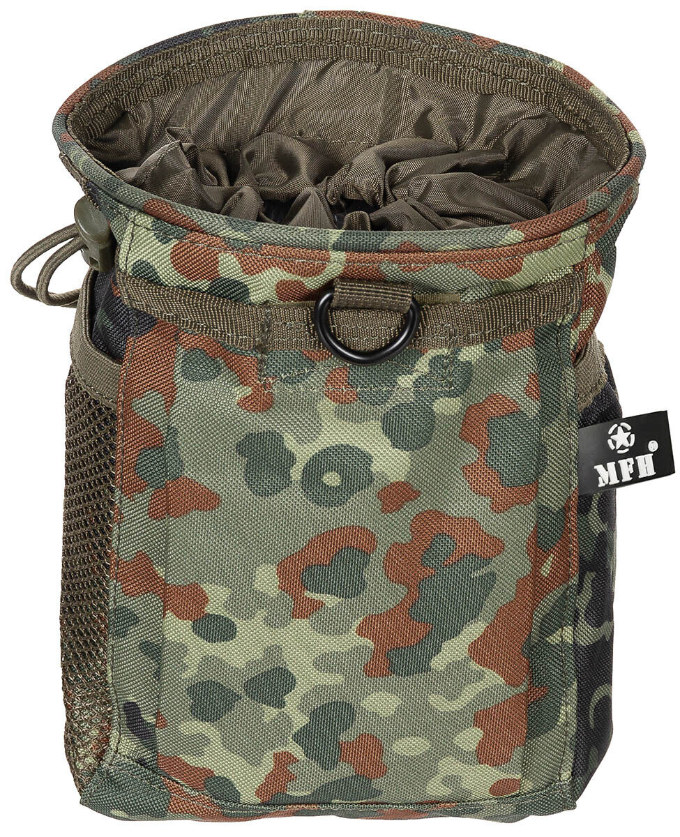 Military Army Gear Dump Pouch Outdoor Hunting Lightweight MOLLE BW Camo