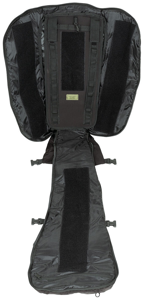 Black Cordura Backpack Mission 30 Adjustable Straps Multiple Pockets