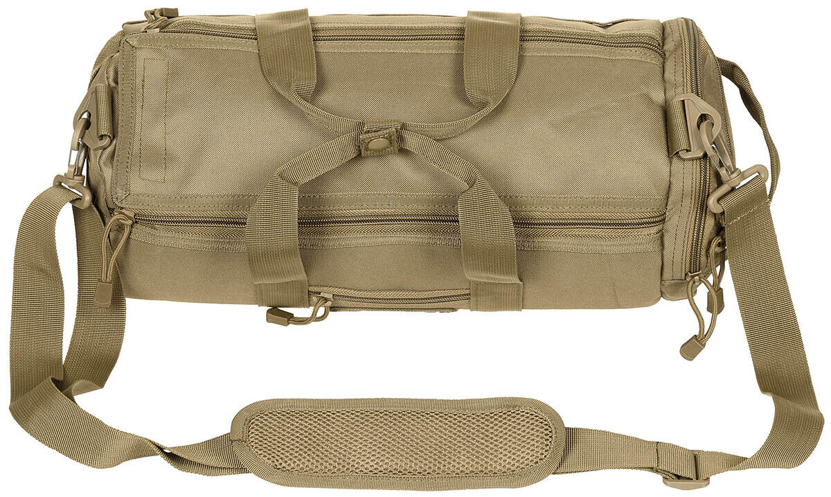 Round MOLLE Operation Bag Coyote Tan Detachable Adjustable Strap Versatile