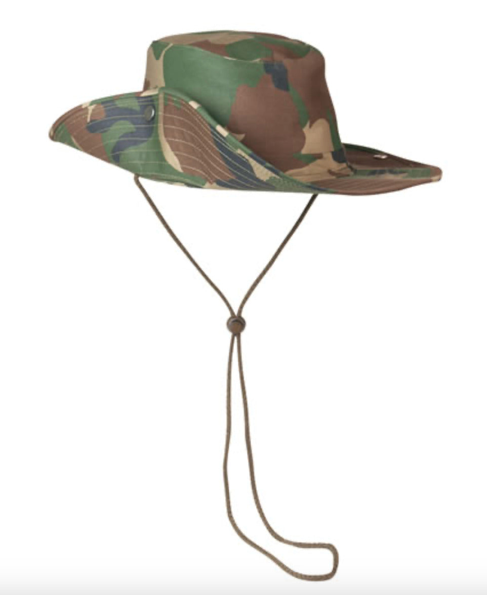 US Army Style Hat Weatherproof Breathable Trilaminat Boonie Bush Cap Camo