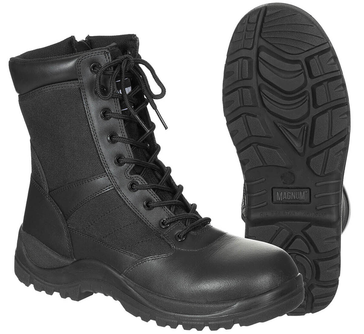 MAGNUM Centurion 8.0 SZ Combat Boots Black Lightweight Slip Resistant Outsole