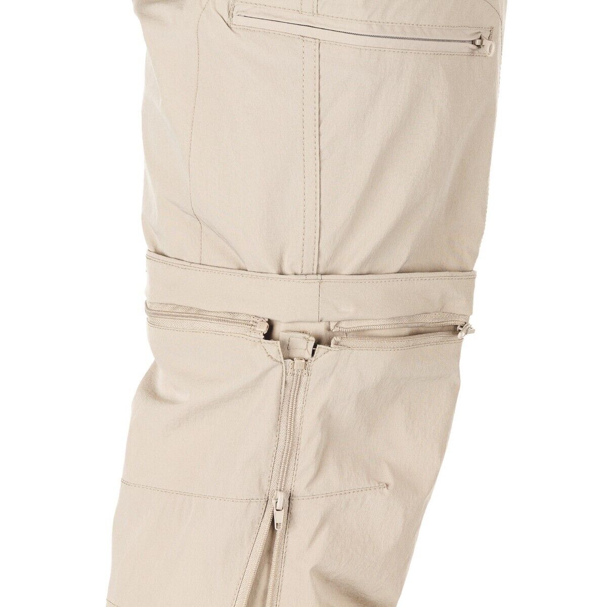 Fox Outdoor Pants Bermuda Men's Military Camping Trekking Rachel Khaki Zip